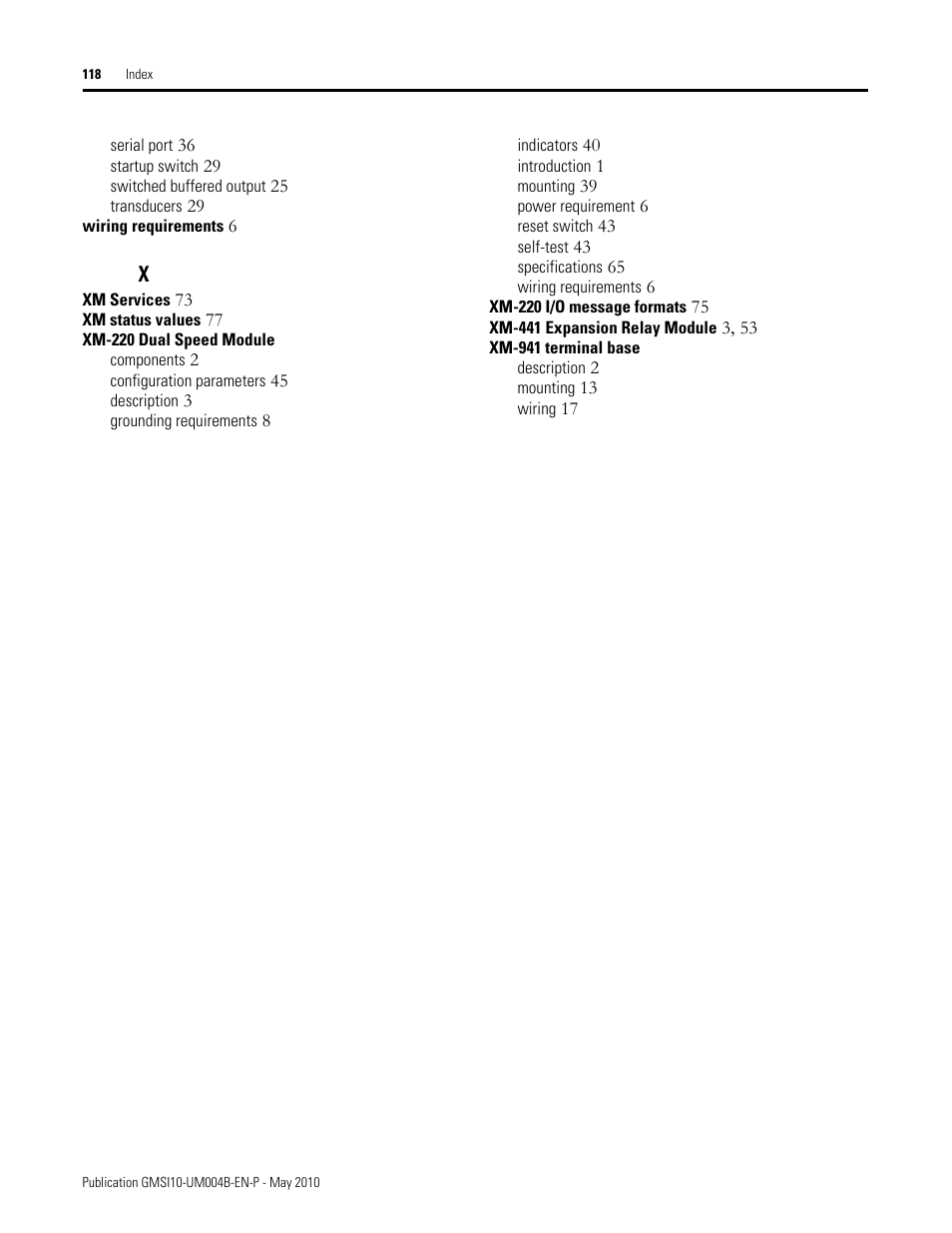 Rockwell Automation 1440-SPD02-01RB XM-220 Dual Speed Module User Manual | Page 126 / 127