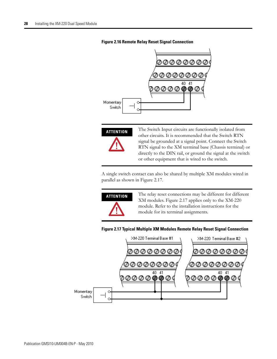 Rockwell Automation 1440-SPD02-01RB XM-220 Dual Speed Module User Manual | Page 36 / 127