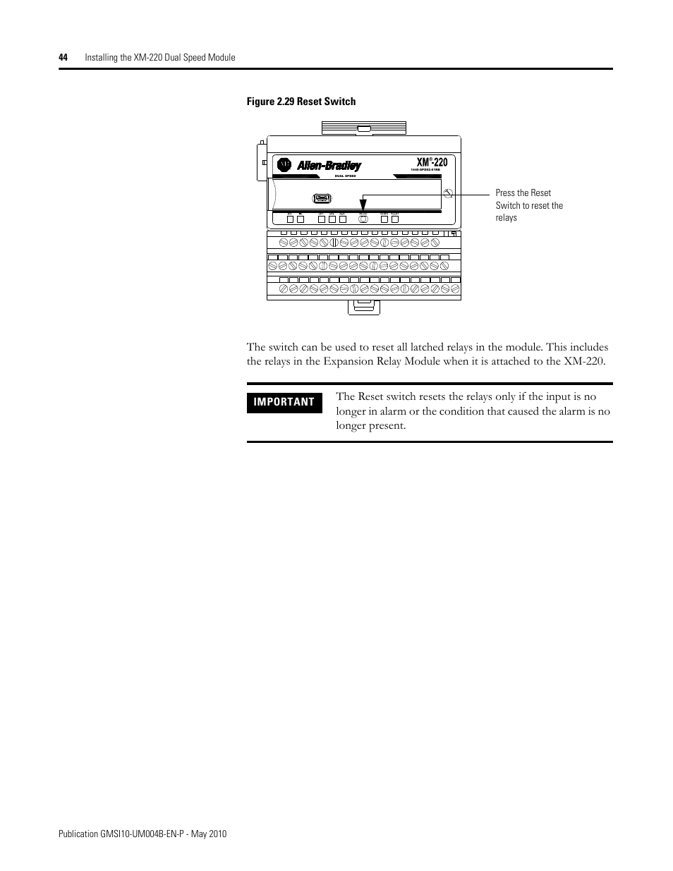 Rockwell Automation 1440-SPD02-01RB XM-220 Dual Speed Module User Manual | Page 52 / 127