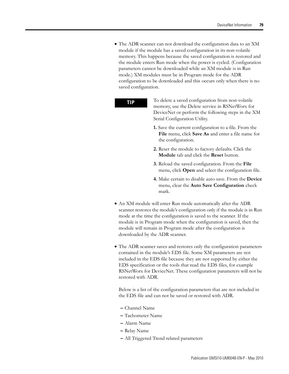 Rockwell Automation 1440-SPD02-01RB XM-220 Dual Speed Module User Manual | Page 87 / 127