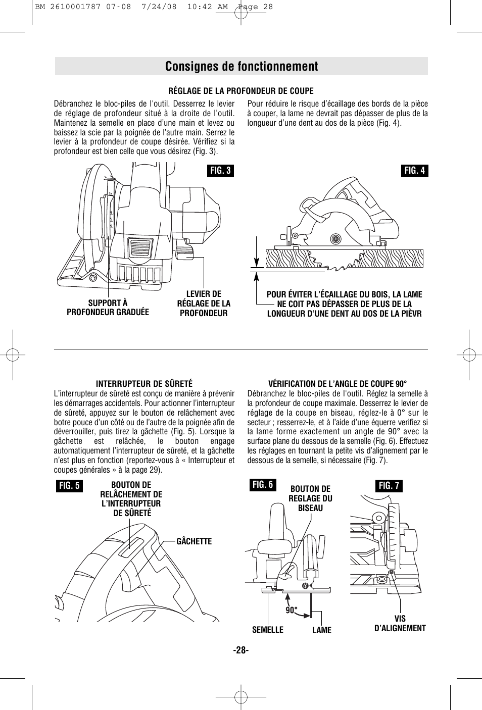 Consignes de fonctionnement | Bosch CCS180 User Manual | Page 28 / 56