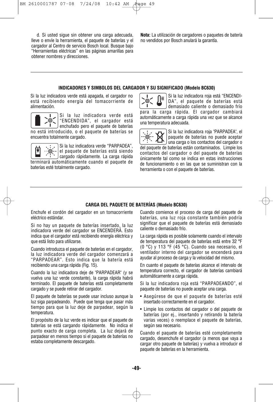 Bosch CCS180 User Manual | Page 49 / 56