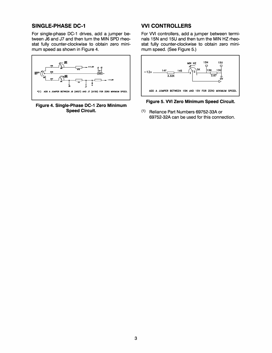 Single-phase dc-1, Vvi controllers | Rockwell Automation Zero Speed Configuring MaxPakPlus, DC-1, 1 3Phase MinPak/FlexPak Plus, WI User Manual | Page 3 / 4