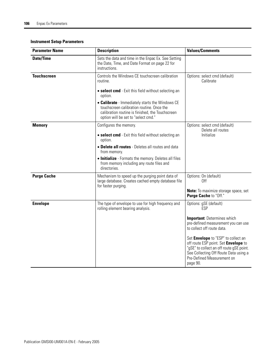 Rockwell Automation 441-PEN25 Enpac Ex Data Collector User Manual | Page 112 / 147