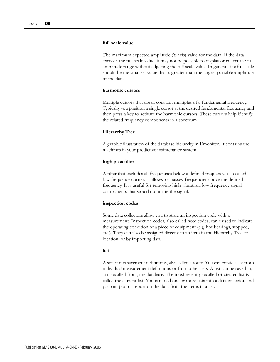 Rockwell Automation 441-PEN25 Enpac Ex Data Collector User Manual | Page 132 / 147