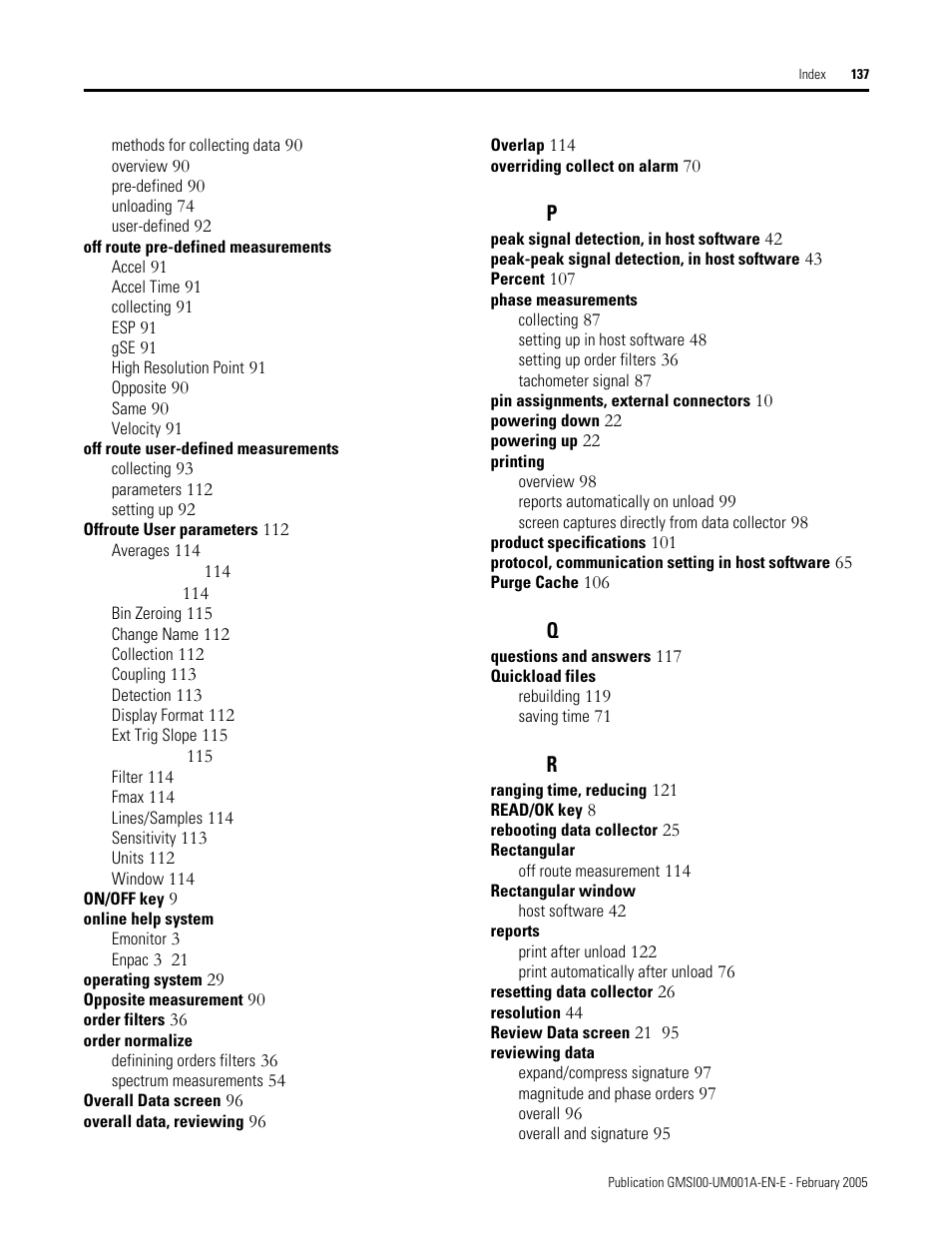Rockwell Automation 441-PEN25 Enpac Ex Data Collector User Manual | Page 143 / 147