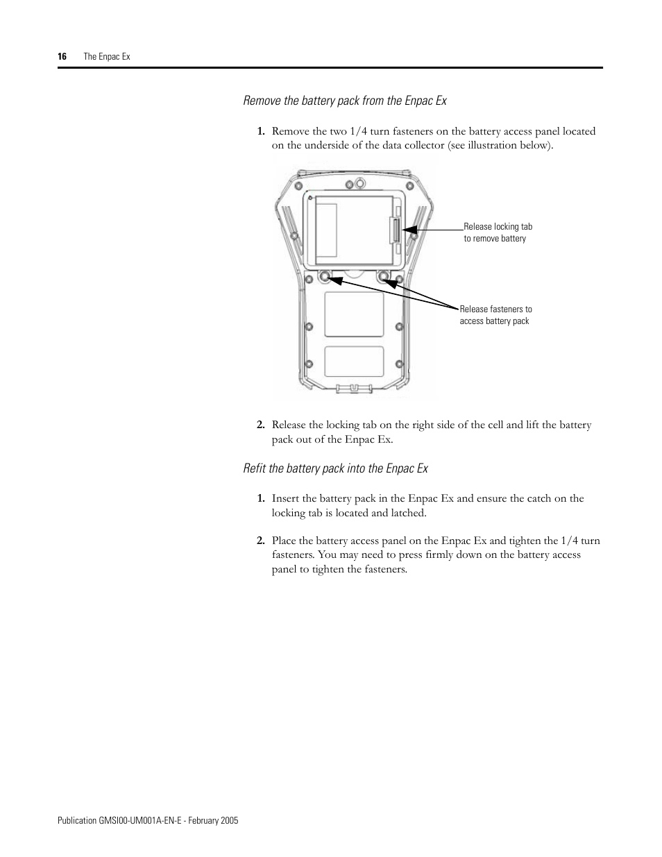 Rockwell Automation 441-PEN25 Enpac Ex Data Collector User Manual | Page 22 / 147