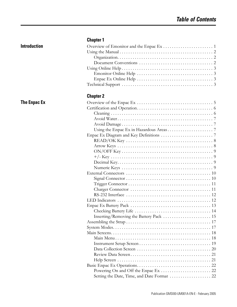 Rockwell Automation 441-PEN25 Enpac Ex Data Collector User Manual | Page 3 / 147