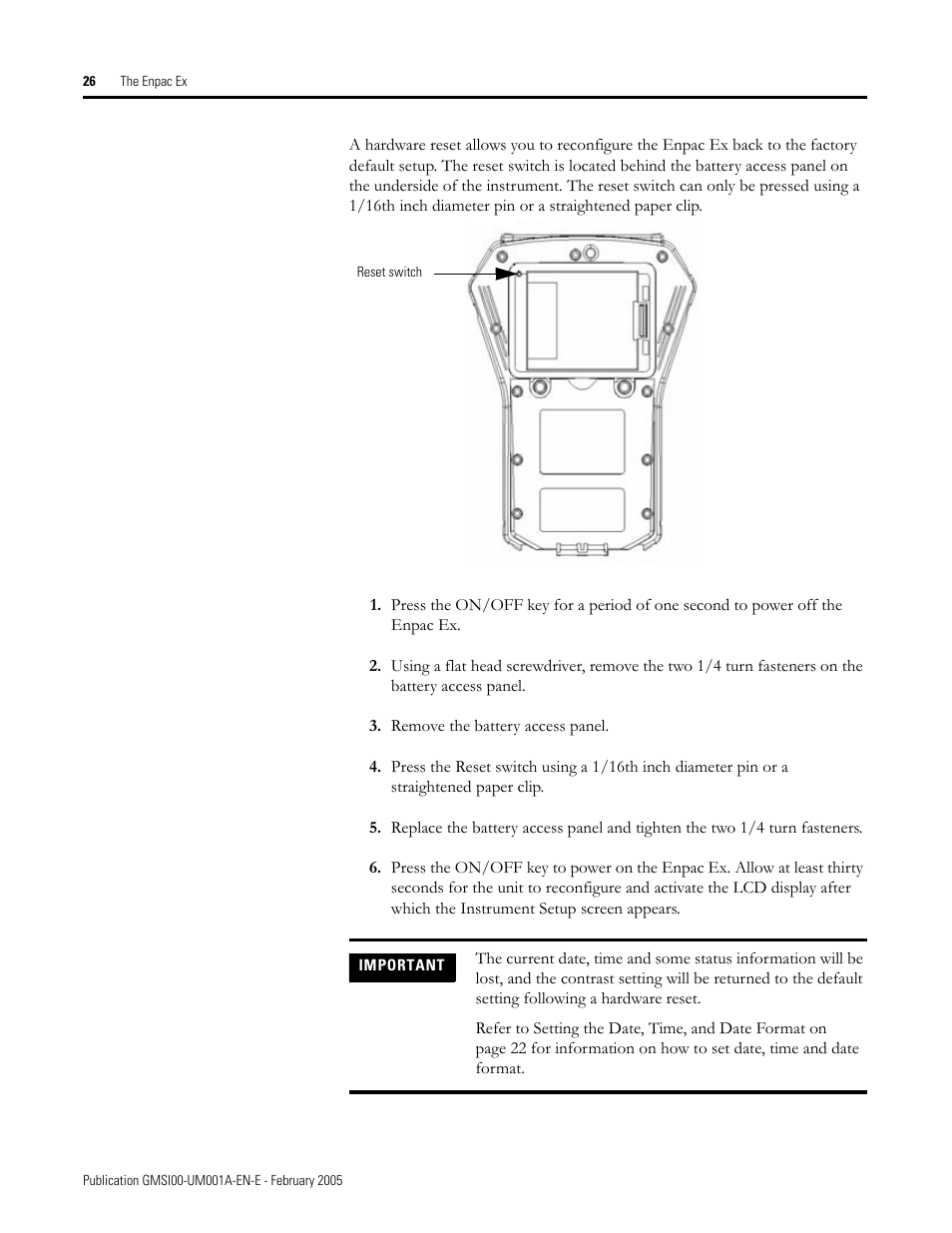 Rockwell Automation 441-PEN25 Enpac Ex Data Collector User Manual | Page 32 / 147