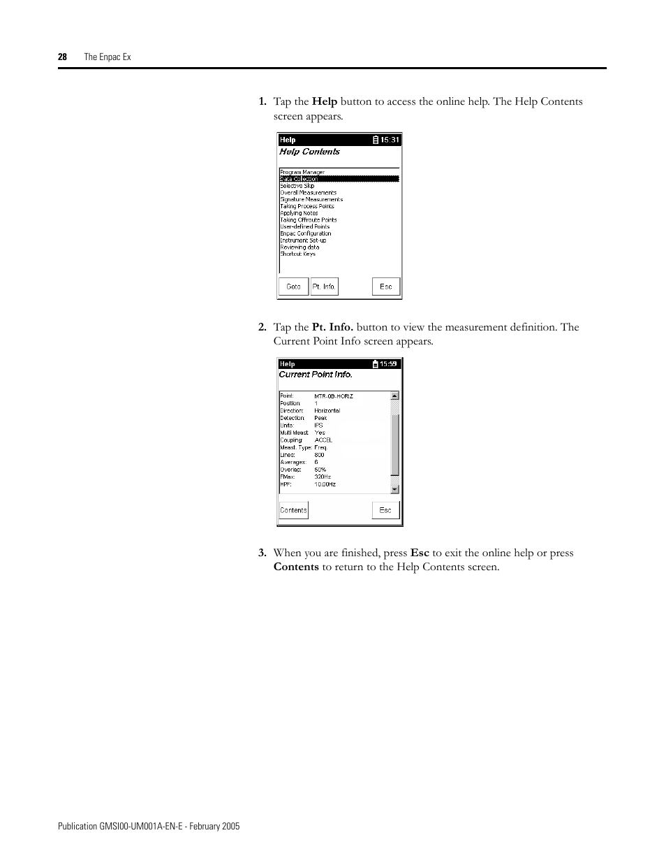 Rockwell Automation 441-PEN25 Enpac Ex Data Collector User Manual | Page 34 / 147