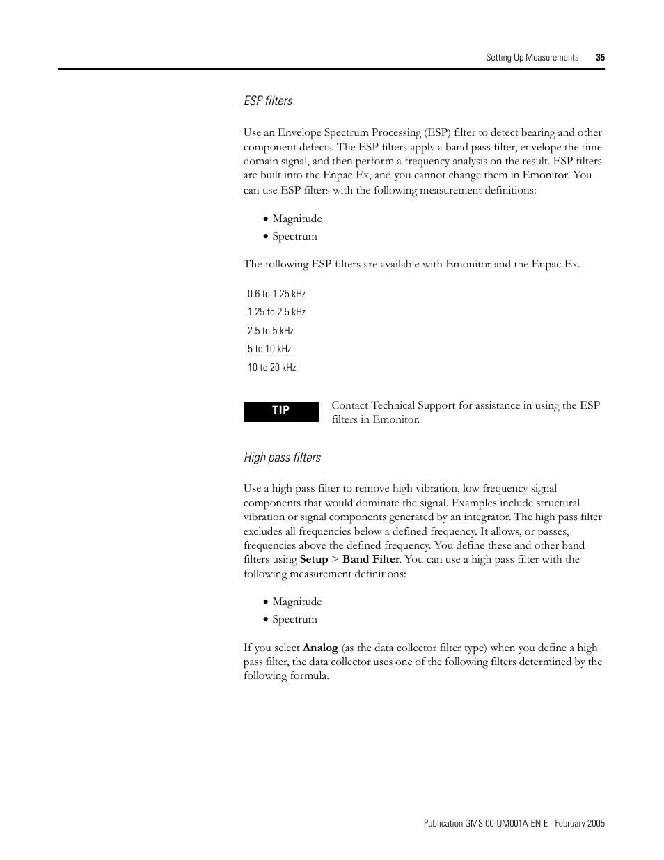 Rockwell Automation 441-PEN25 Enpac Ex Data Collector User Manual | Page 41 / 147