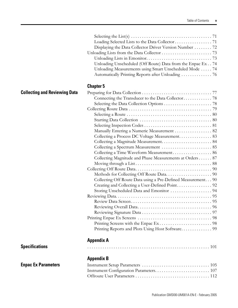Rockwell Automation 441-PEN25 Enpac Ex Data Collector User Manual | Page 5 / 147