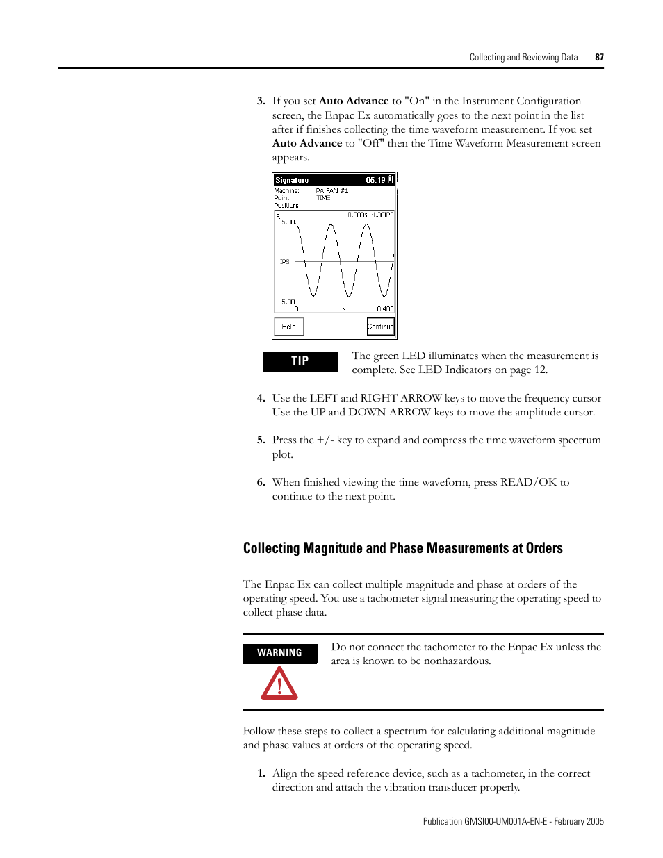 Rockwell Automation 441-PEN25 Enpac Ex Data Collector User Manual | Page 93 / 147