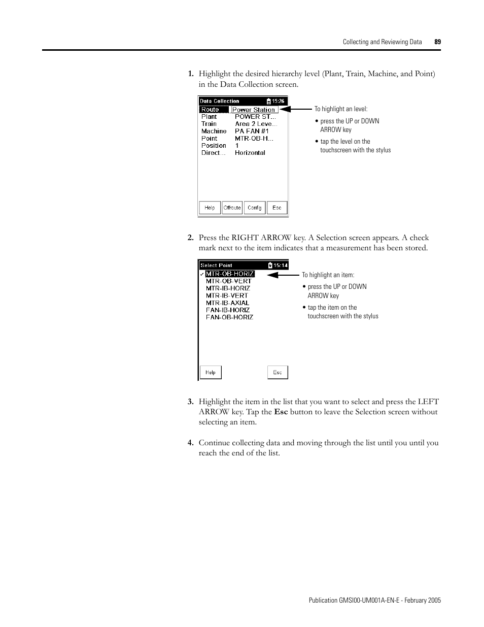 Rockwell Automation 441-PEN25 Enpac Ex Data Collector User Manual | Page 95 / 147