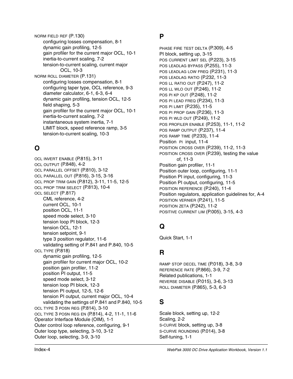 Rockwell Automation WebPak 3000  DC Drive Application Workbook Version 1.1 User Manual | Page 102 / 108