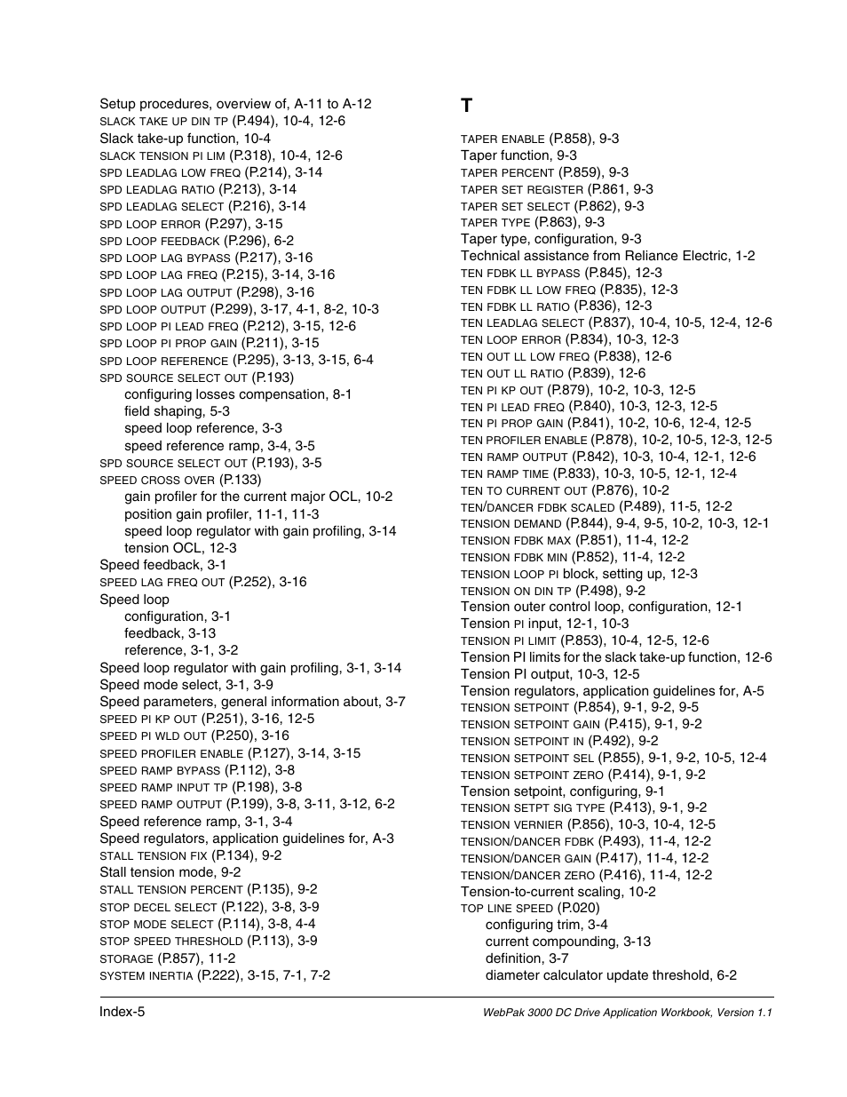 Rockwell Automation WebPak 3000  DC Drive Application Workbook Version 1.1 User Manual | Page 103 / 108