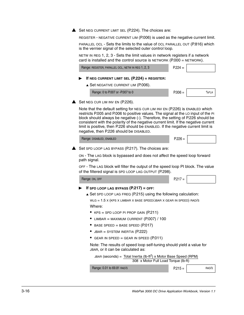 Rockwell Automation WebPak 3000  DC Drive Application Workbook Version 1.1 User Manual | Page 26 / 108