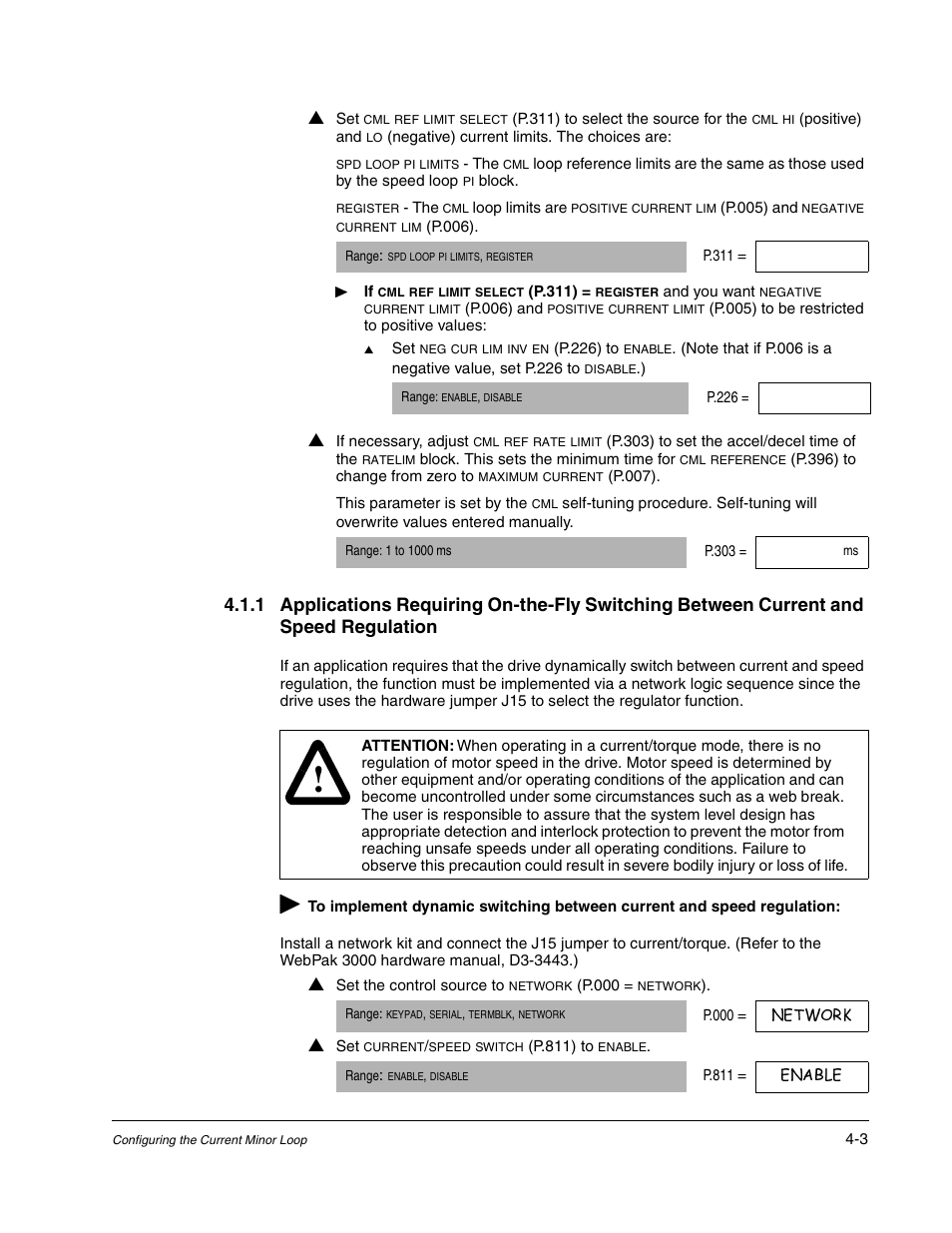 Rockwell Automation WebPak 3000  DC Drive Application Workbook Version 1.1 User Manual | Page 31 / 108