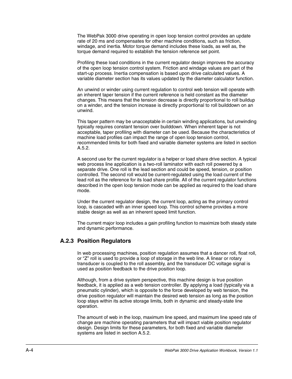 Rockwell Automation WebPak 3000  DC Drive Application Workbook Version 1.1 User Manual | Page 82 / 108