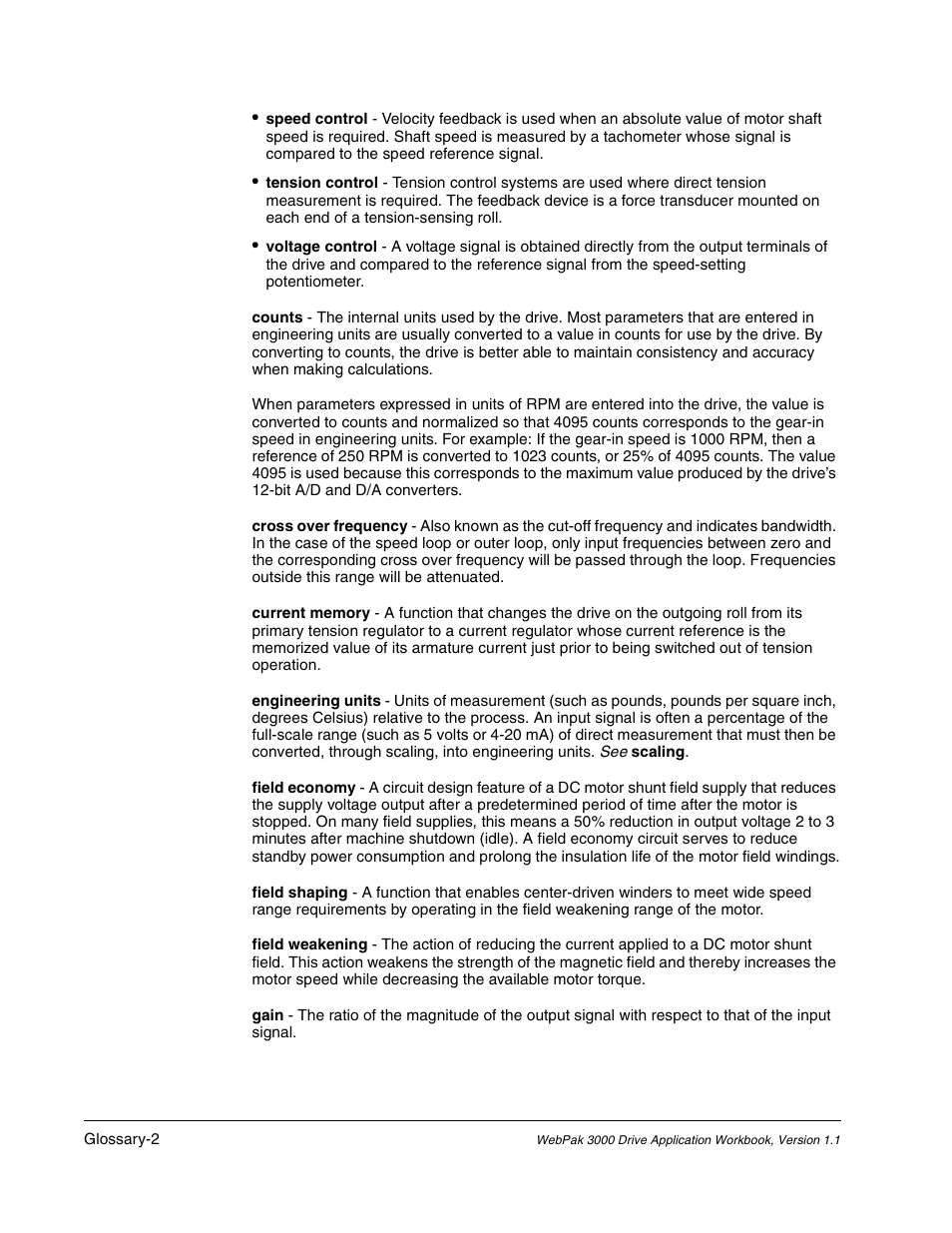 Rockwell Automation WebPak 3000  DC Drive Application Workbook Version 1.1 User Manual | Page 94 / 108