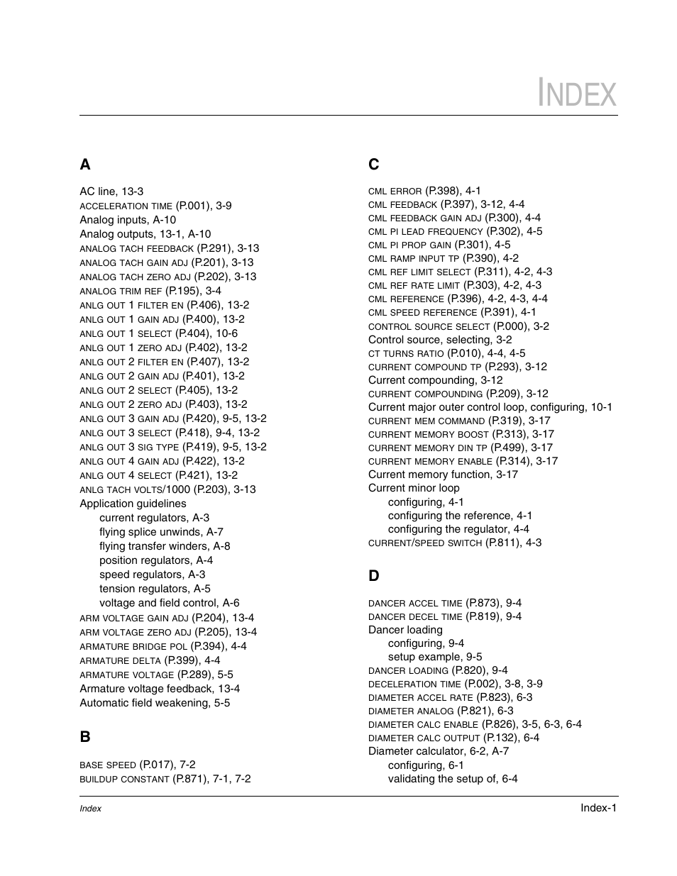 Index, Ndex | Rockwell Automation WebPak 3000  DC Drive Application Workbook Version 1.1 User Manual | Page 99 / 108