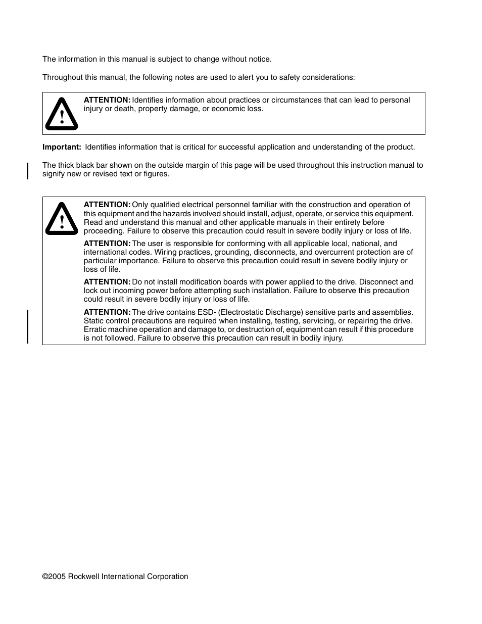 Rockwell Automation Flex/WebPak 3000 DC Drive ControlNet, Network Communication Board, 915FK2101 User Manual | Page 2 / 100