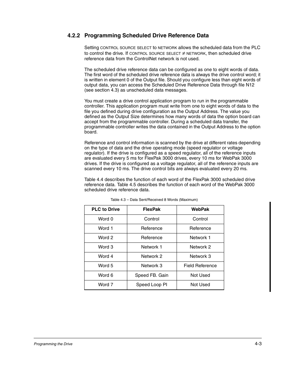Rockwell Automation Flex/WebPak 3000 DC Drive ControlNet, Network Communication Board, 915FK2101 User Manual | Page 25 / 100