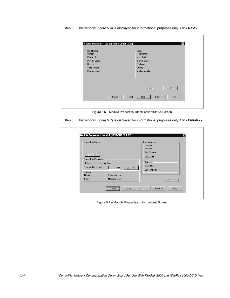 Rockwell Automation Flex/WebPak 3000 DC Drive ControlNet, Network Communication Board, 915FK2101 User Manual | Page 38 / 100