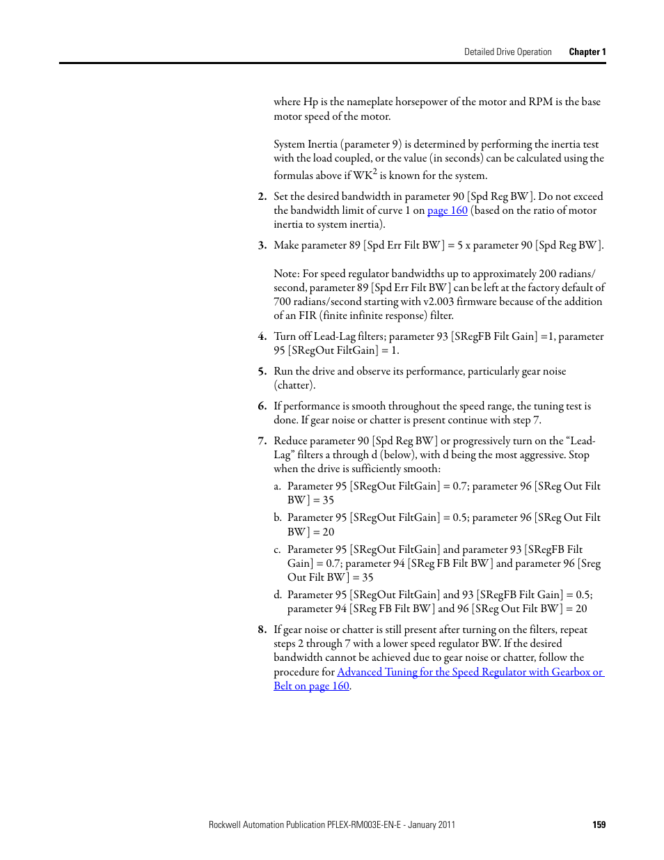 Rockwell Automation 20D PowerFlex 700S AC Drives with Phase II Control Reference Manual User Manual | Page 159 / 218