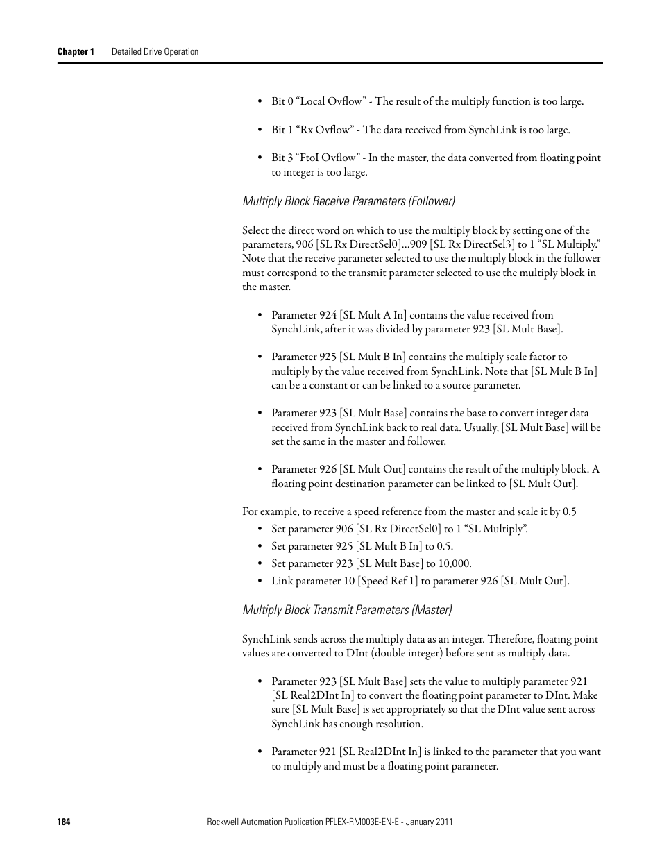 Rockwell Automation 20D PowerFlex 700S AC Drives with Phase II Control Reference Manual User Manual | Page 184 / 218