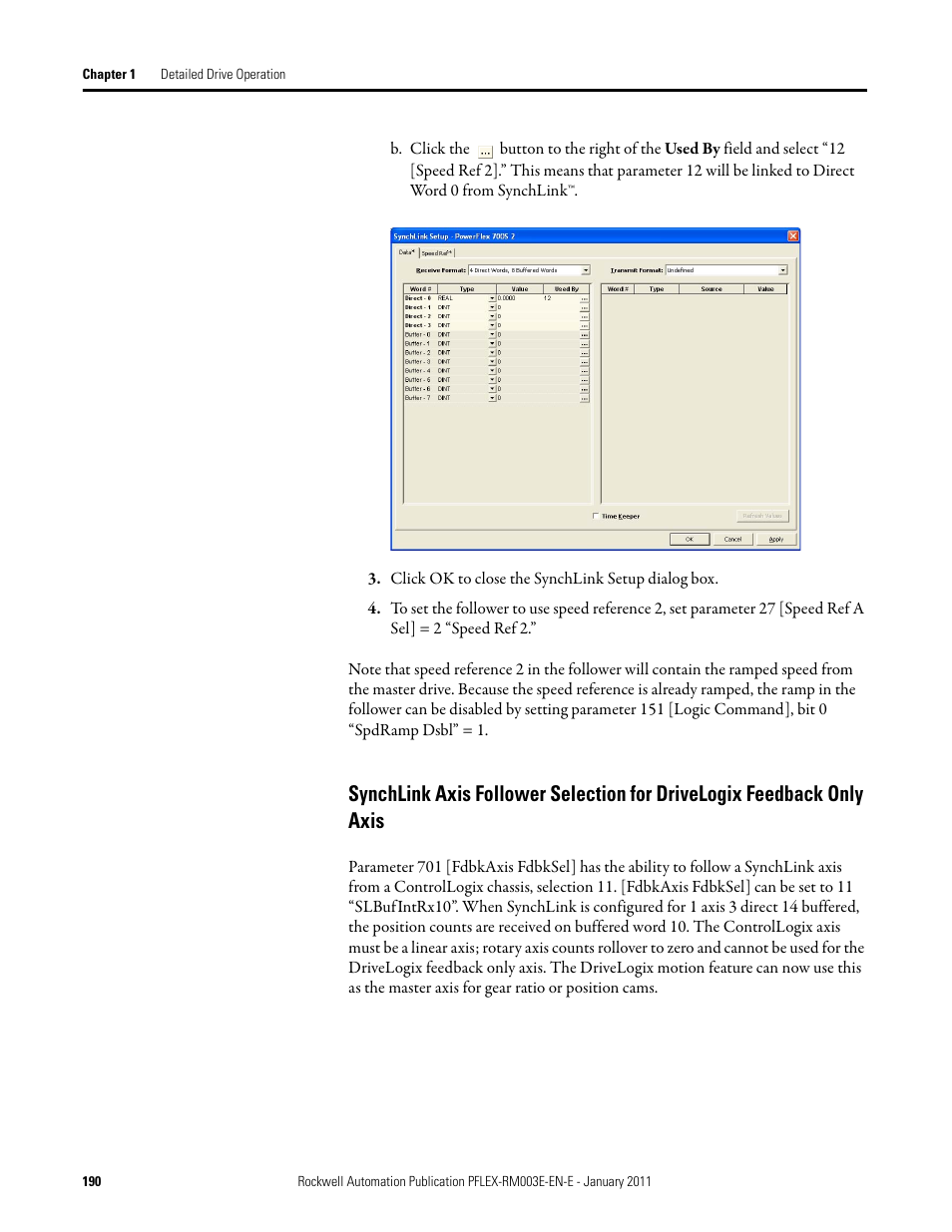 Rockwell Automation 20D PowerFlex 700S AC Drives with Phase II Control Reference Manual User Manual | Page 190 / 218