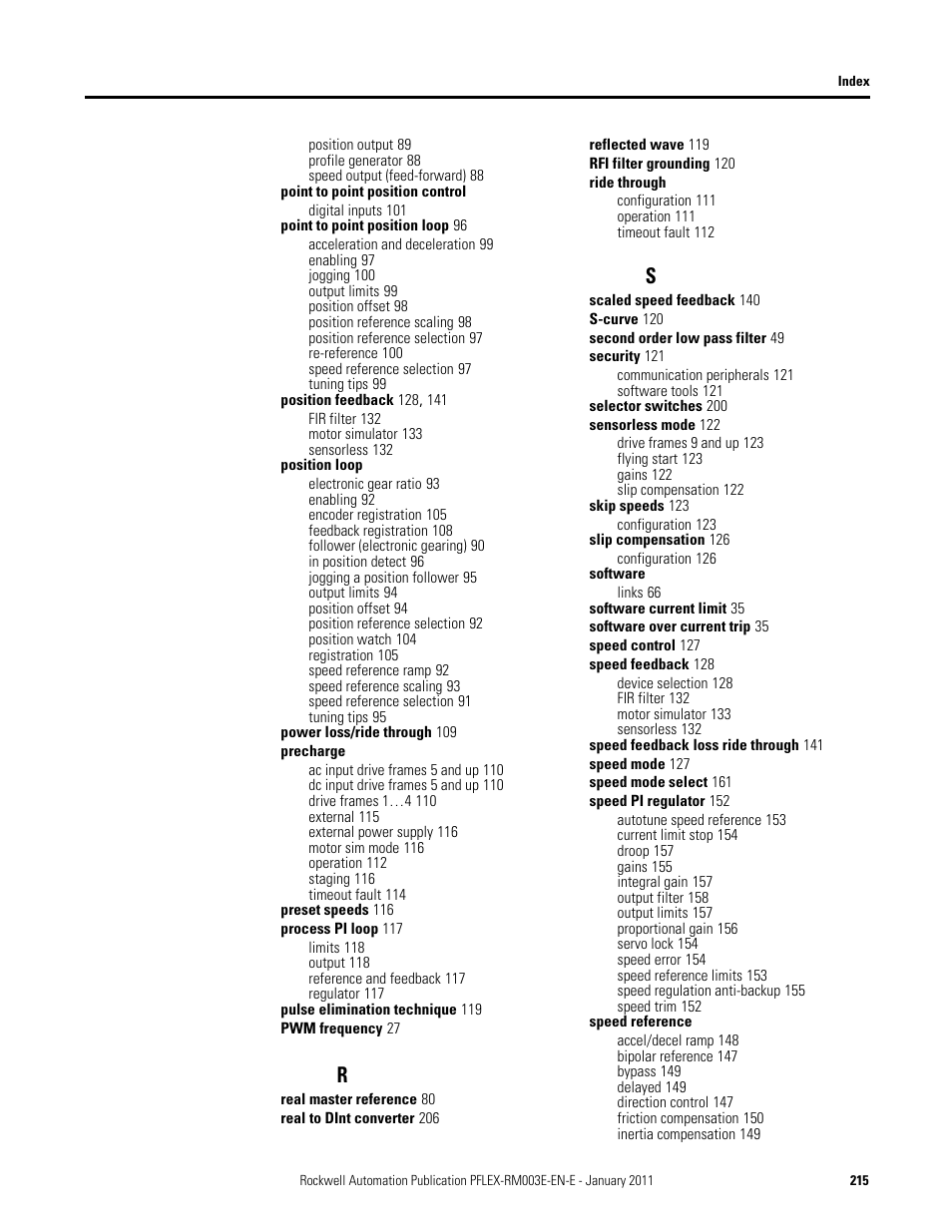 Rockwell Automation 20D PowerFlex 700S AC Drives with Phase II Control Reference Manual User Manual | Page 215 / 218