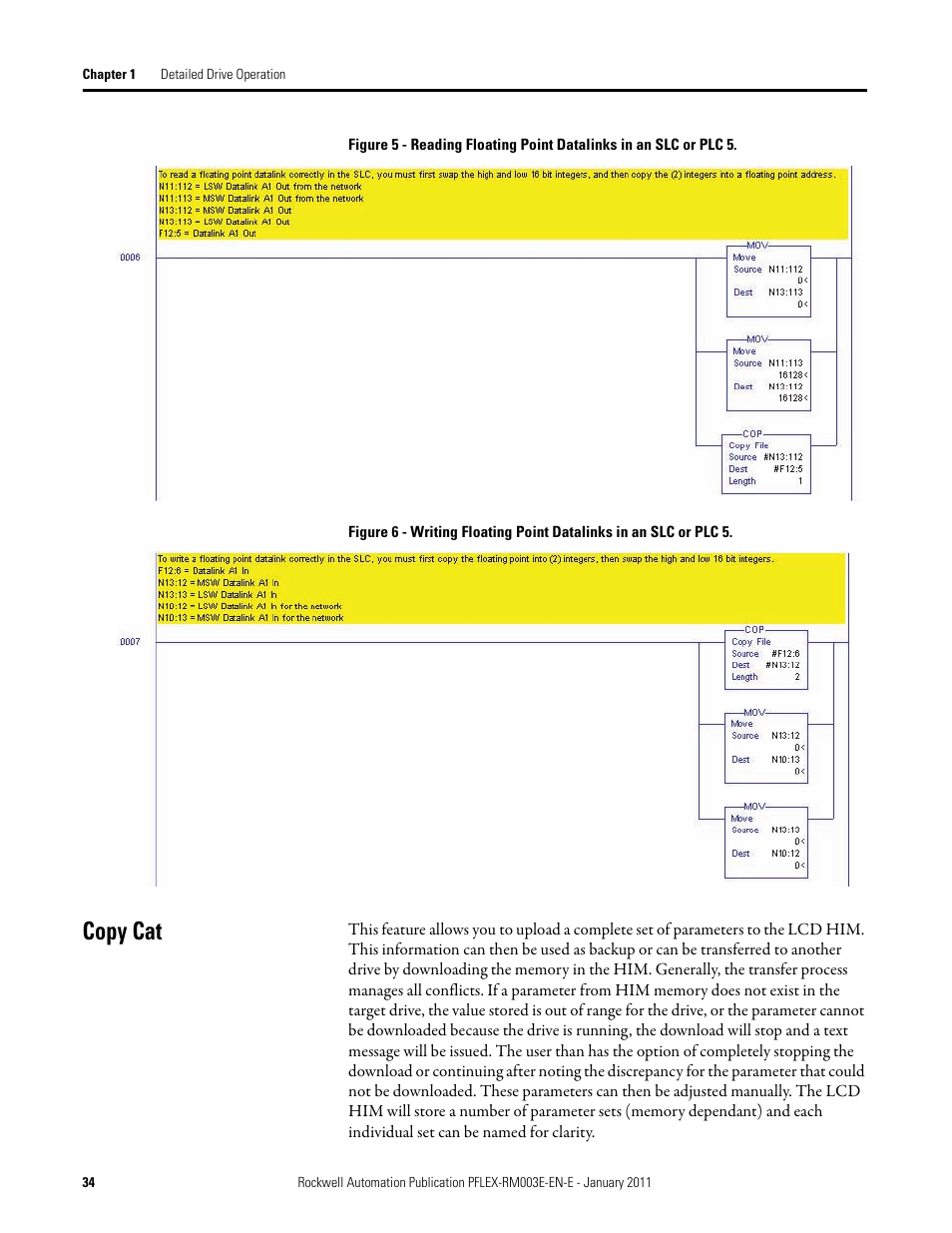 Copy cat | Rockwell Automation 20D PowerFlex 700S AC Drives with Phase II Control Reference Manual User Manual | Page 34 / 218