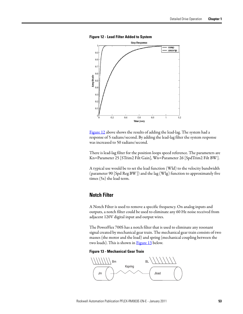 Notch filter | Rockwell Automation 20D PowerFlex 700S AC Drives with Phase II Control Reference Manual User Manual | Page 53 / 218