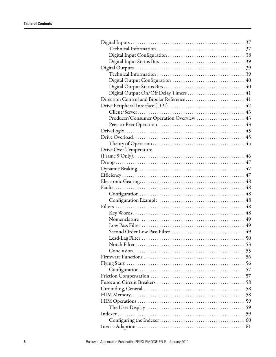 Rockwell Automation 20D PowerFlex 700S AC Drives with Phase II Control Reference Manual User Manual | Page 6 / 218