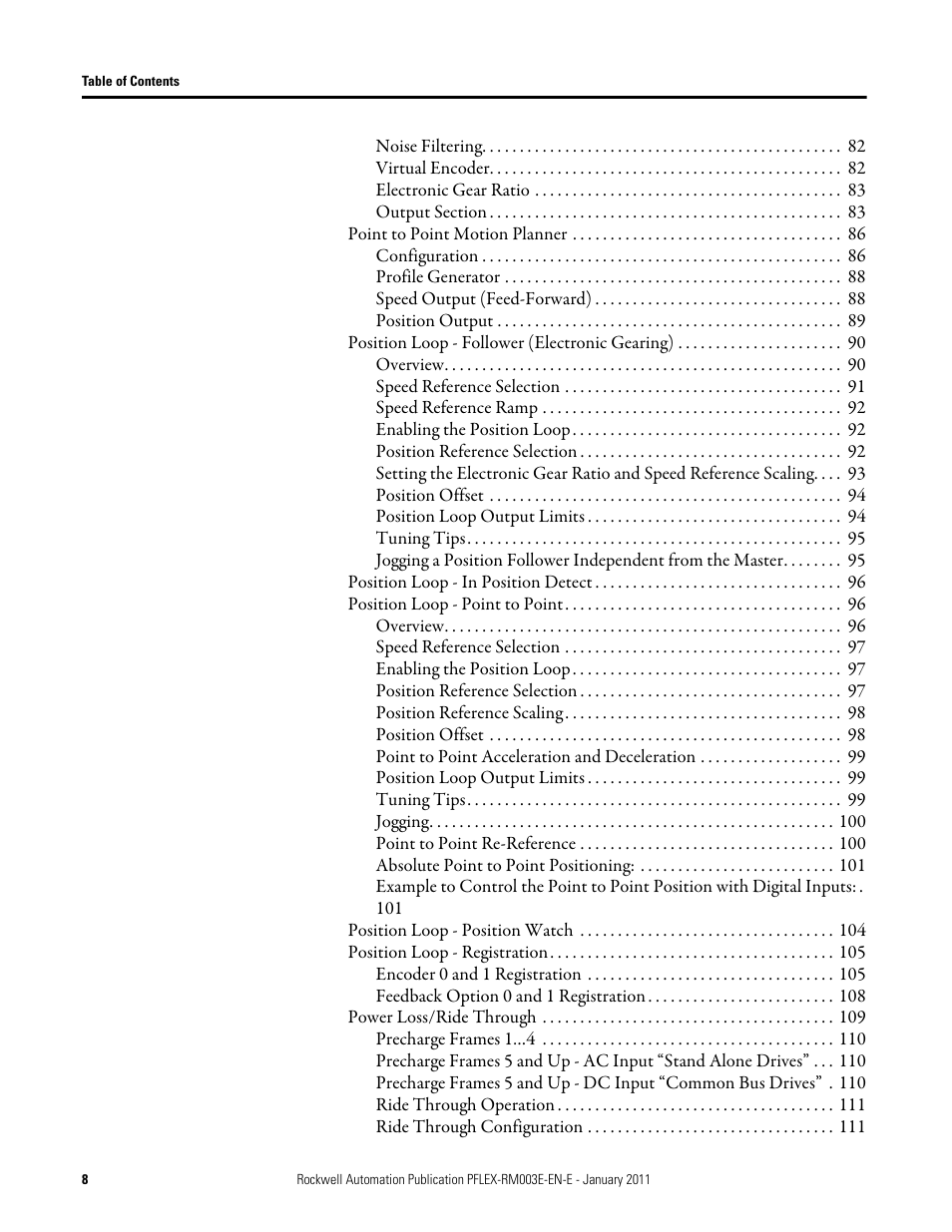 Rockwell Automation 20D PowerFlex 700S AC Drives with Phase II Control Reference Manual User Manual | Page 8 / 218