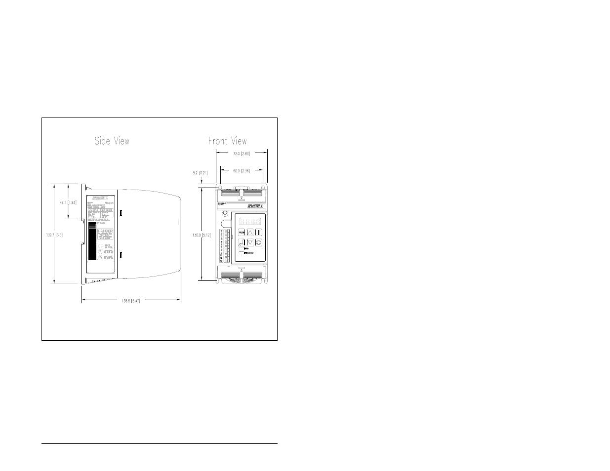 Mounting and clearance dimensions | Rockwell Automation SP200  Quick Start Guide User Manual | Page 13 / 108