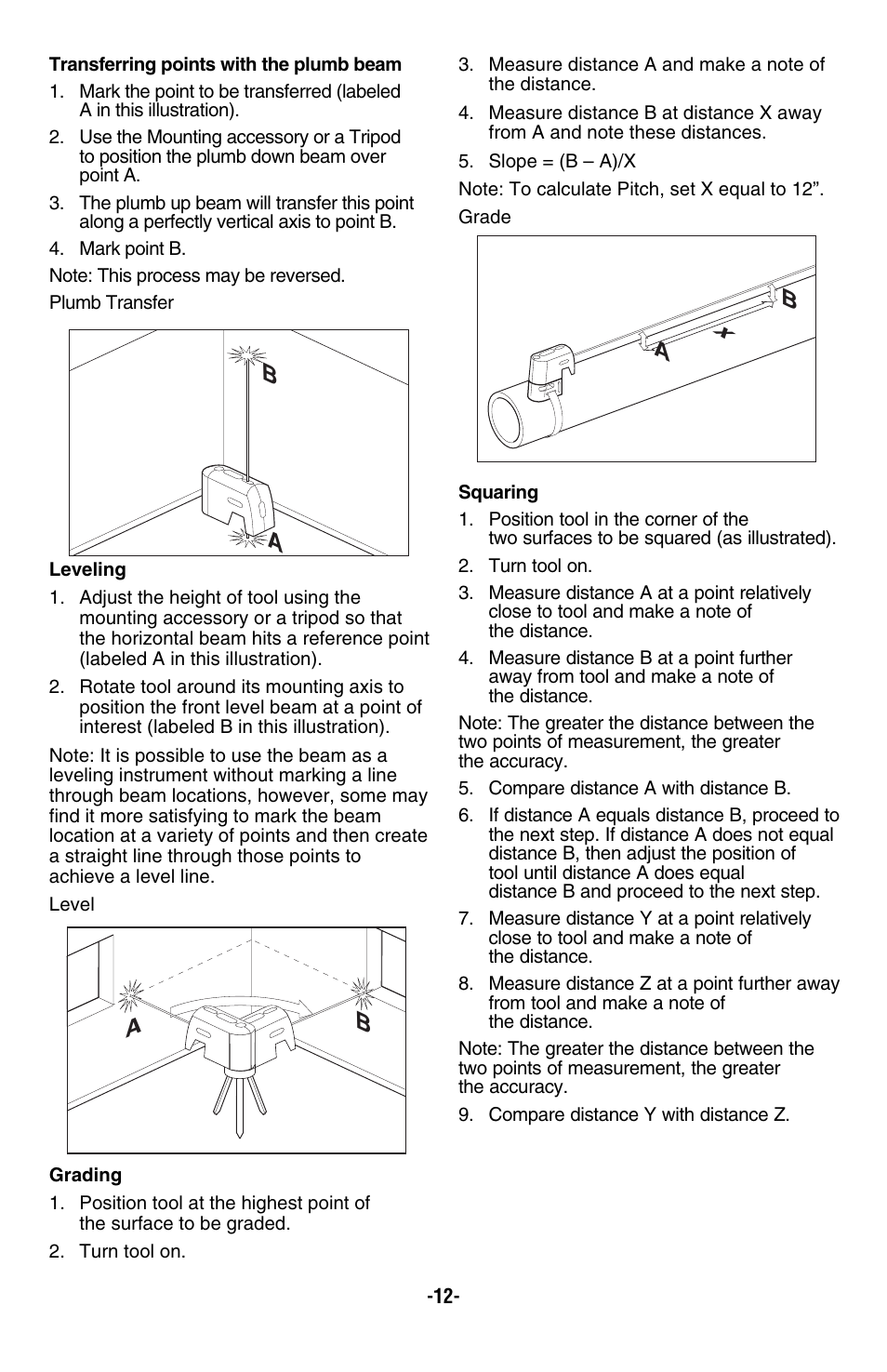 Bosch GPL5 User Manual | Page 12 / 36