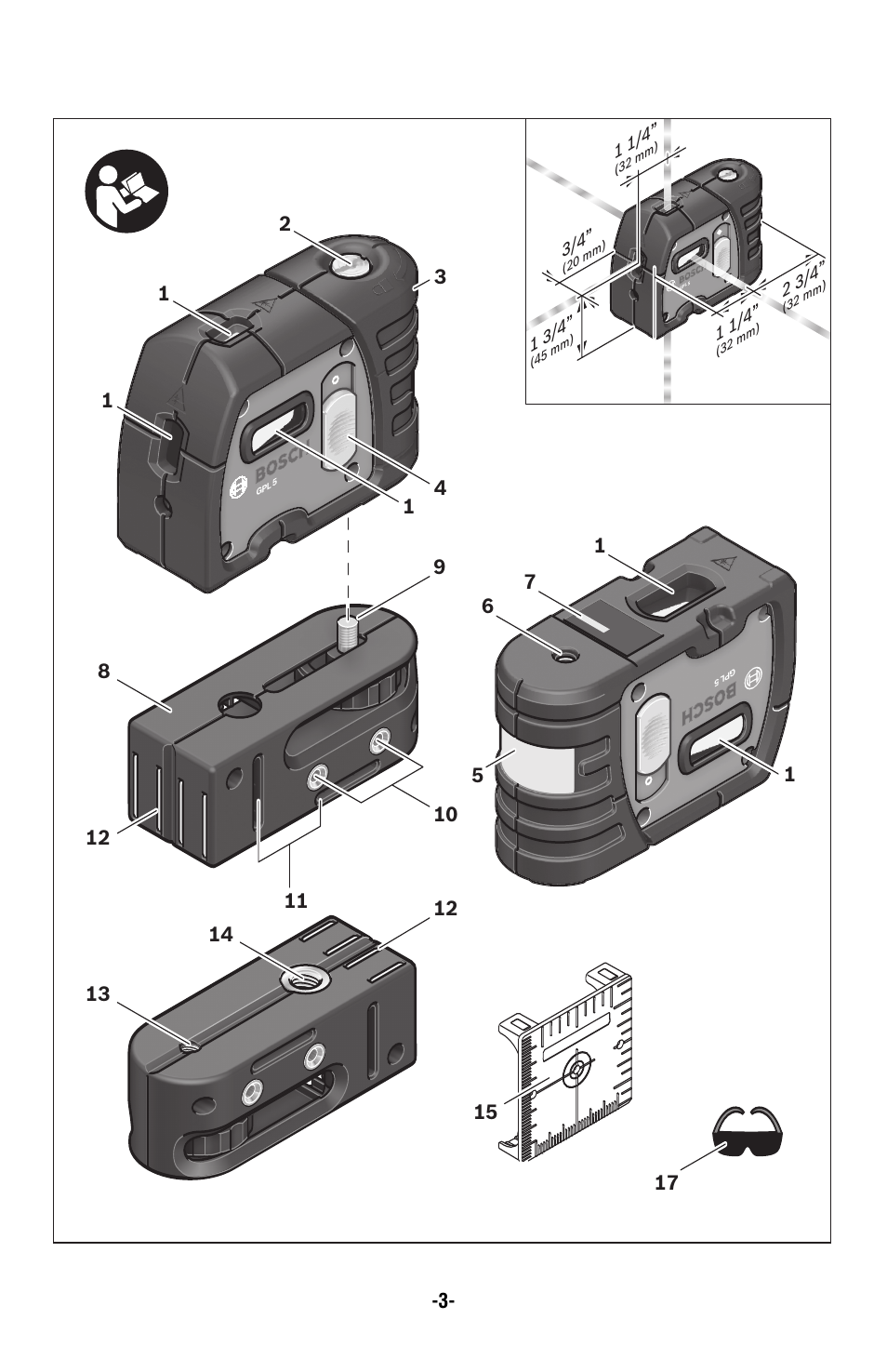 Bosch GPL5 User Manual | Page 3 / 36