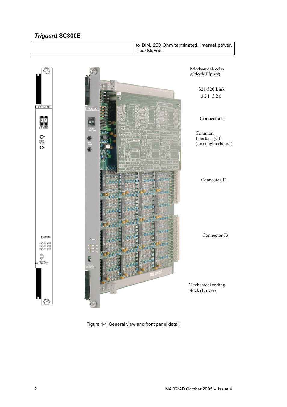 Triguard sc300e | Rockwell Automation MAI32AD 32-Analogue Input Module Differential Input User Manual | Page 2 / 15