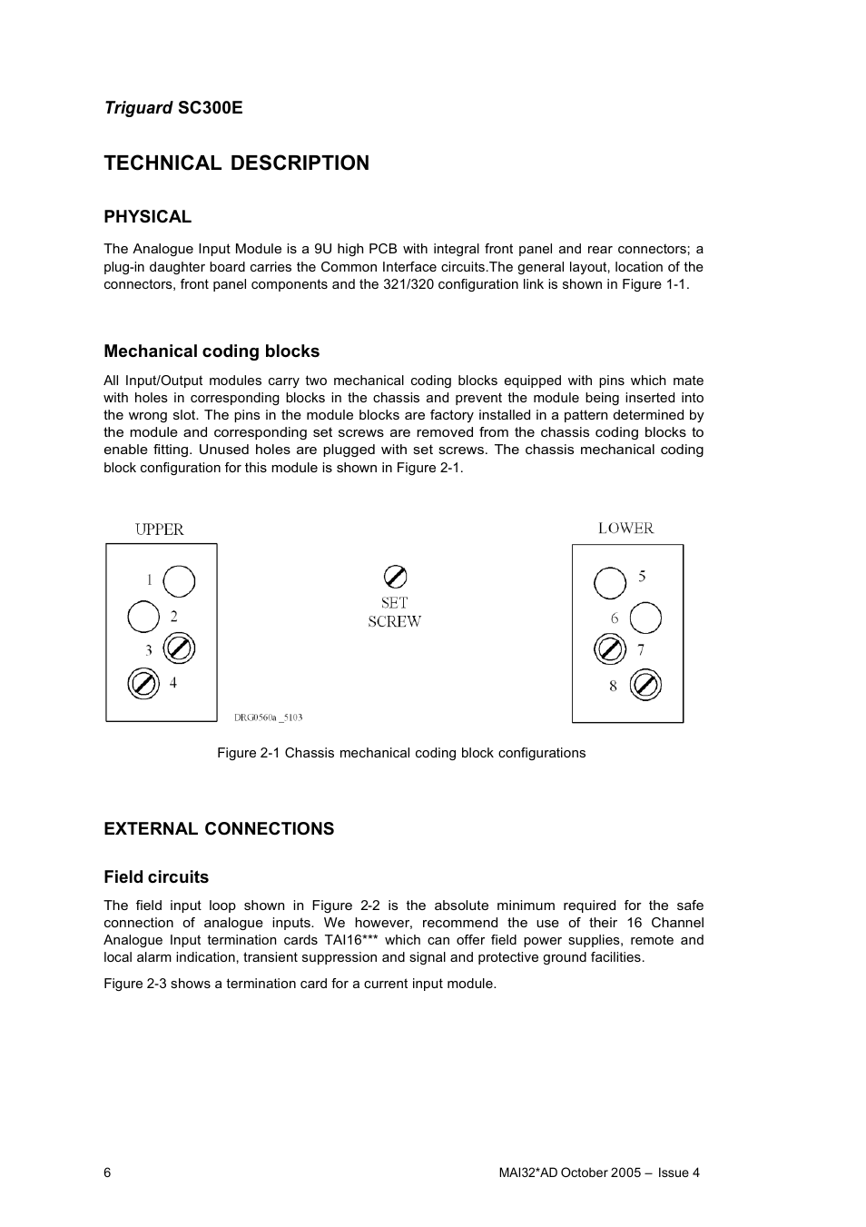 Technical description | Rockwell Automation MAI32AD 32-Analogue Input Module Differential Input User Manual | Page 6 / 15