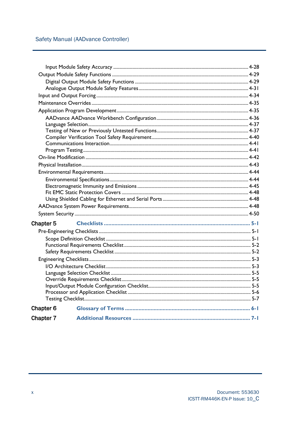 Rockwell Automation AADvance Controller Safety Manual User Manual | Page 10 / 128