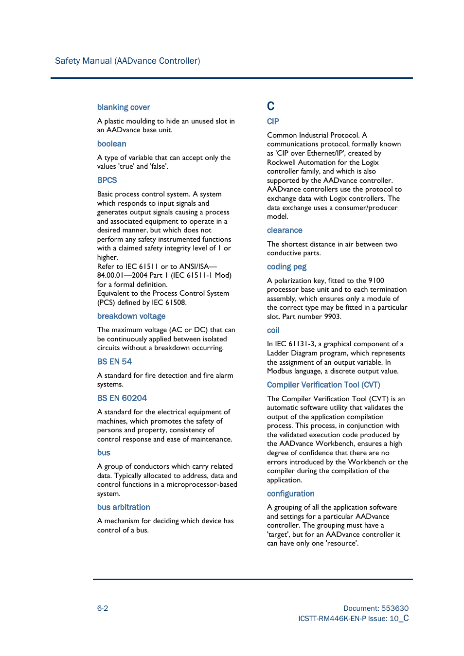Rockwell Automation AADvance Controller Safety Manual User Manual | Page 118 / 128