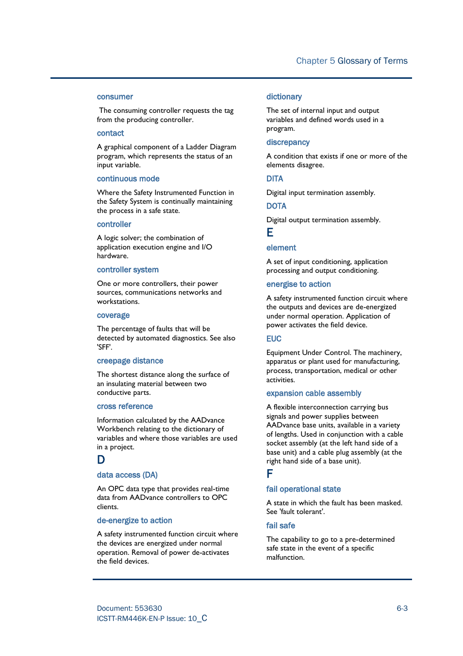 Rockwell Automation AADvance Controller Safety Manual User Manual | Page 119 / 128