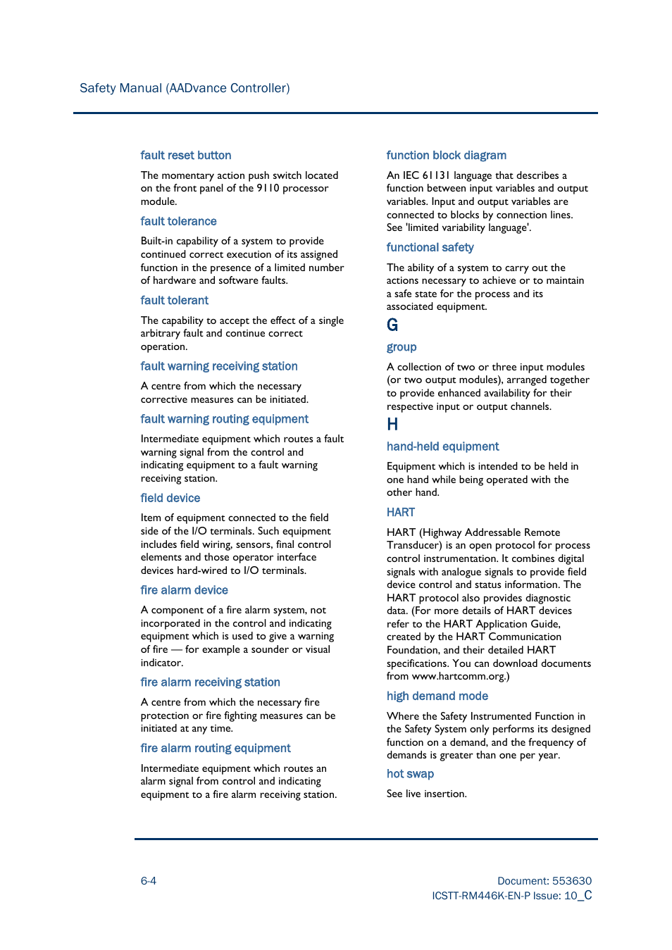 Rockwell Automation AADvance Controller Safety Manual User Manual | Page 120 / 128