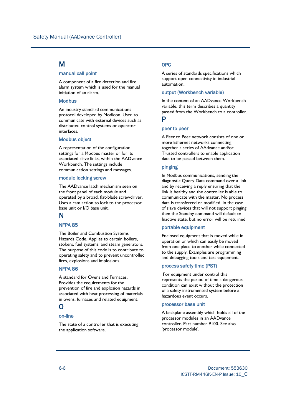Rockwell Automation AADvance Controller Safety Manual User Manual | Page 122 / 128