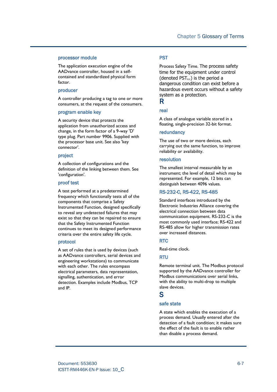 Rockwell Automation AADvance Controller Safety Manual User Manual | Page 123 / 128