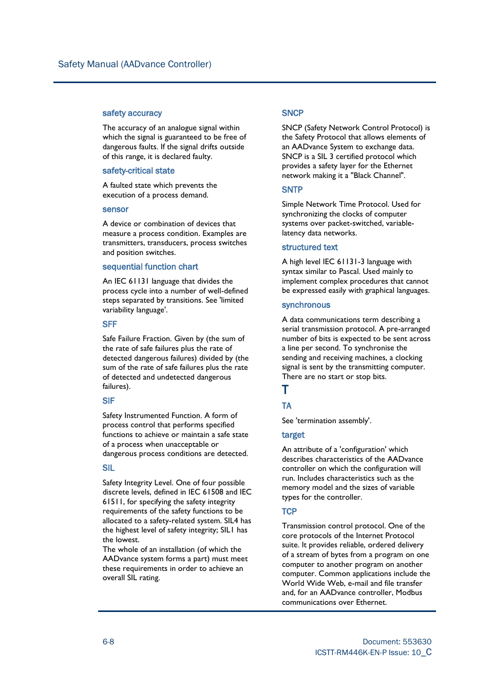 Rockwell Automation AADvance Controller Safety Manual User Manual | Page 124 / 128