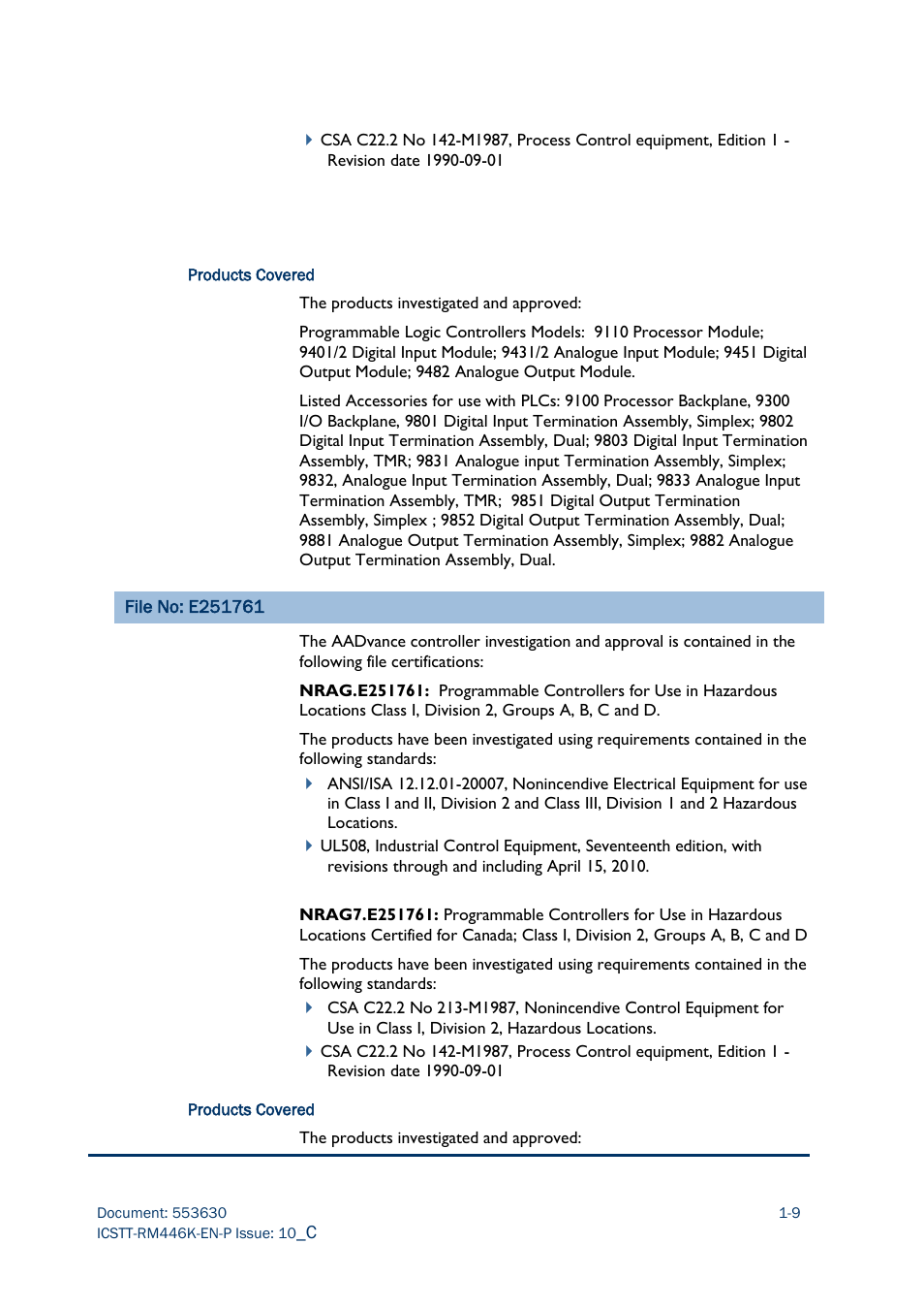 Rockwell Automation AADvance Controller Safety Manual User Manual | Page 19 / 128