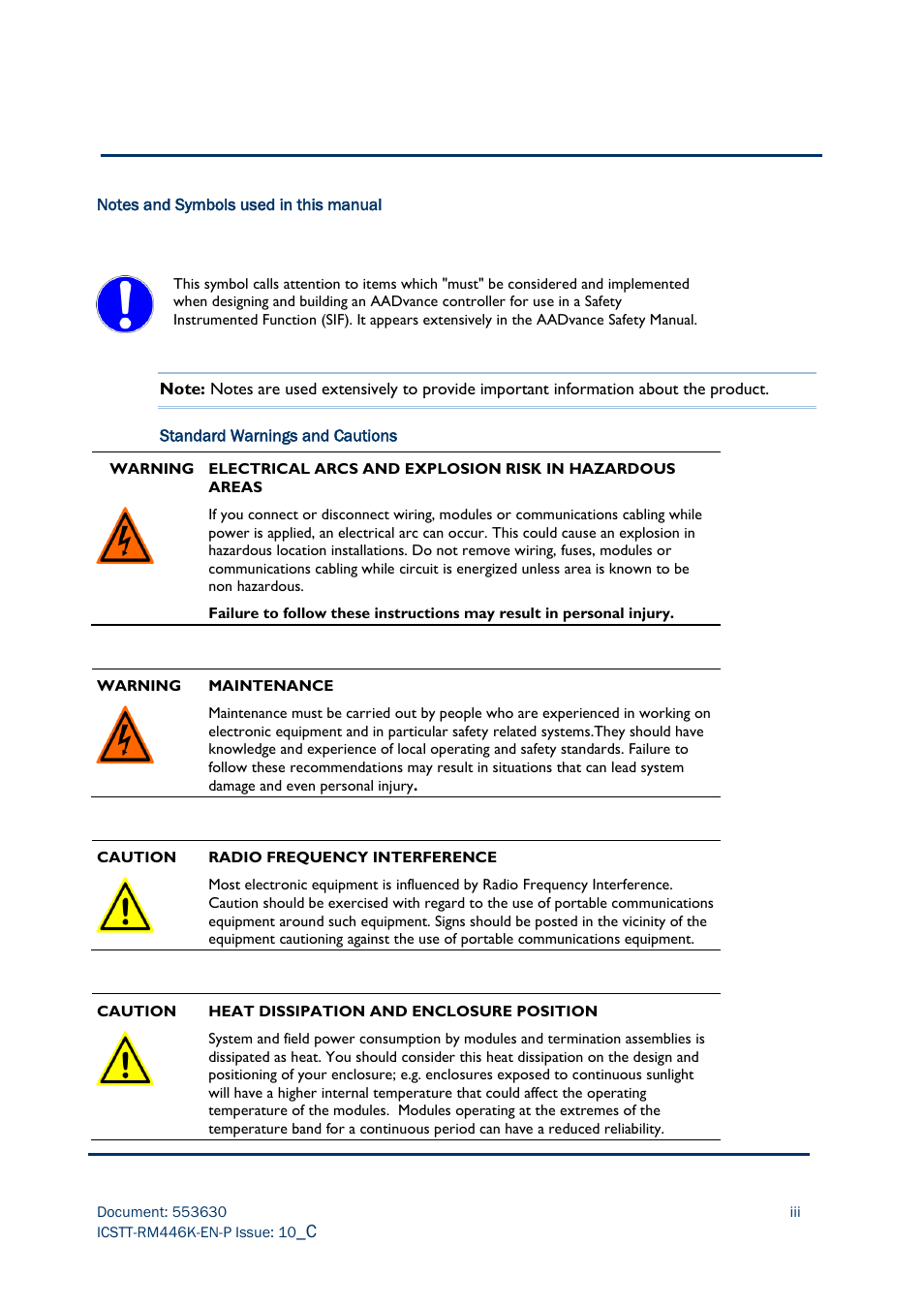 Rockwell Automation AADvance Controller Safety Manual User Manual | Page 3 / 128